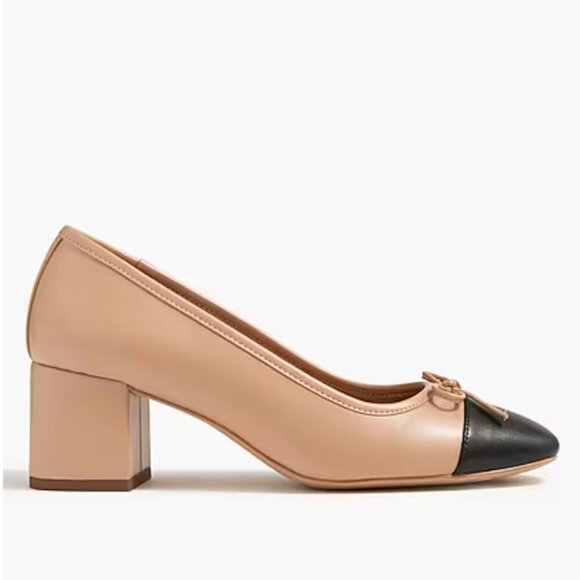 J. Crew Cap-toe ballet block heels NEW size 6 - Picture 1 of 5
